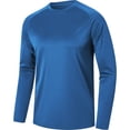 thumbnail image 1 of fatyb T-Shirts à Manches Longues à Séchage Rapide pour Hommes Vêtements d'Entraînement Légers Hauts Athlétiques pour Course Randonnée, 1 of 2