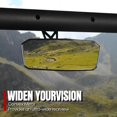 thumbnail image 2 of A & UTV PRO Trail Rear View Mirror,Panoramic Convex Center RearView Mirrors for 2017-2024 Can am Maverick Trail Sport,Traxter,2021-2024 Can-Am Commander Accessories,Replace OEM #715003638, 2 of 8