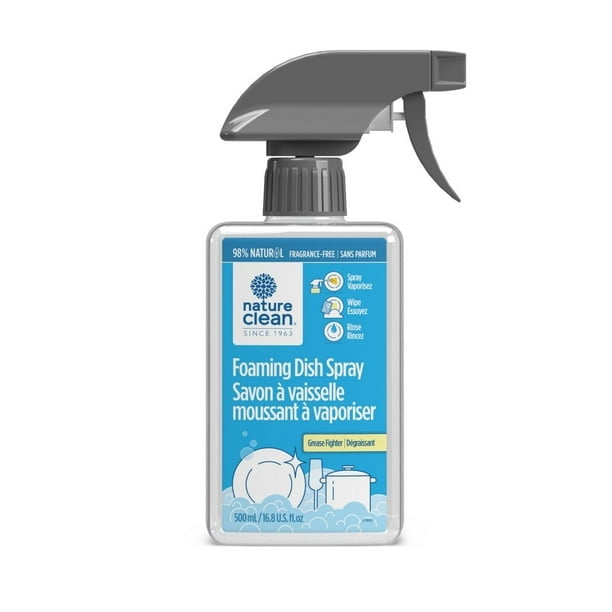 Nature Clean 98% Natural Foaming Dish Spray 500ml