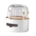 thumbnail image 3 of GROWTH TANK Modern Desktop Tissue Box Holder Napkin Holder Case Multifunctional Paper Holder White, 3 of 9