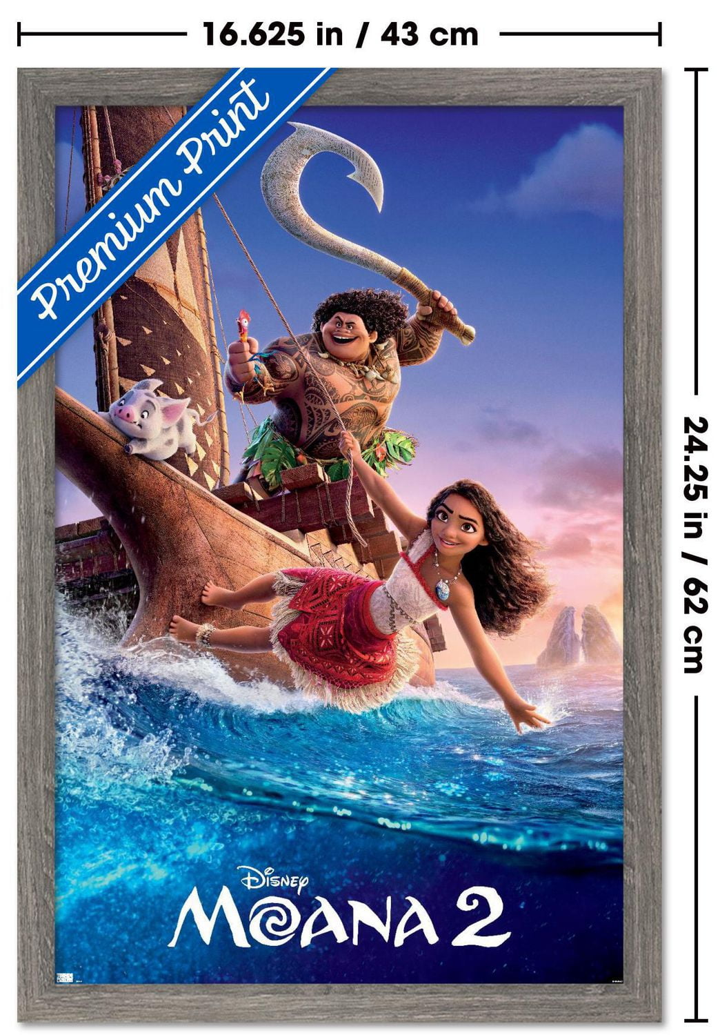 Disney Moana 2 - One Sheet Wall Poster