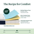 thumbnail image 2 of Zinus 10 inch Cooling Comfort Hybrid Mattress, 2 of 12