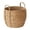 C, variant on Dvkptbk Pastorals Seaweed Woven Handmade Flower Basket with Handle Rattan Decorative Flowerpot office supplies