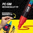 thumbnail image 4 of POSCA PC-5M Water-Based Paint Markers, Medium Tip, (1.8-2.5mm), Assorted Ink, 8 Count, 4 of 9
