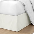 thumbnail image 1 of Bare Home Jupe de Lit Double Brossage - Premium 1800 Collection - Retombée de 15 Pouces - Lit Simple, Crème, 1 of 4