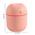thumbnail image 3 of CQCYD Portable Mini Humidifier, 220ml Small Cool Mist Humidifier USB Desktop Humidifier forBabyBedroom Travel Office Home Auto Shut-Off Mist Modes Super Quiet, 3 of 9