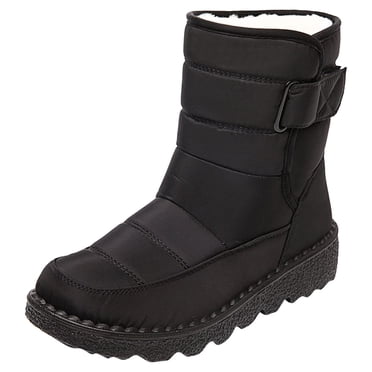 XZNGL Bottes pour Femmes Hiver Bottes d'Hiver pour Femmes Nouvelles Chaussures en Coton Neige Imperméables à Tige Haute Antidérapantes Bottes pour Femmes