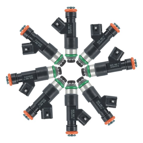Unique Bargains 8 Pcs 12594512 Buse d'Injecteur de Carburant pour Chevrolet Tahoe Avalanche pour GMC Yuko Sierrar Savan 1500 217-2436 2172436 FJ977