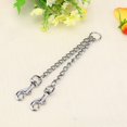 thumbnail image 4 of Stainless Steel 2 Way Dog Leash, O Buckle Double Pet Safety Chain Lead for Dogs Walking, 4 of 7