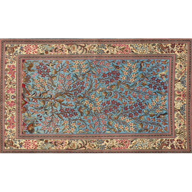 Ahgly Company Indoor Rectangle Traditional Dark Sienna Brown Animal Area Rugs, 2' x 5'
