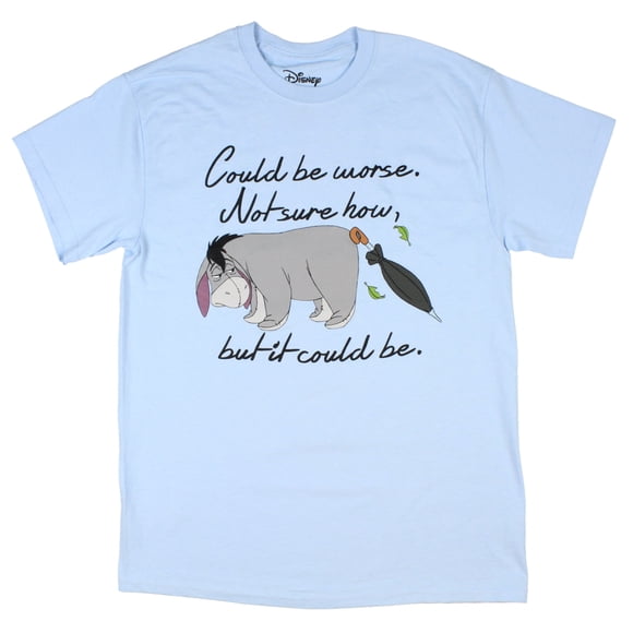 Disney Juniors' Winnie The Pooh Eeyore Could Be Worse Girls' T-Shirt (LG)