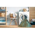 thumbnail image 2 of Ahgly Company Machine Washable Indoor Round Transitional Green Area Rugs, 4' Round, 2 of 7