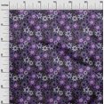 thumbnail image 3 of oneOone Coton Flex Moyen Violet Tissu Floral Rétro Robe Tissu Tissu Imprimé par la Cour 40 Pouces de Large, 3 of 5