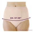 thumbnail image 4 of 3-Pack Women's Super Absorbency Washable Reusable Incontinence Panties Beige 6X (Fits Hip 57-59"), 4 of 5