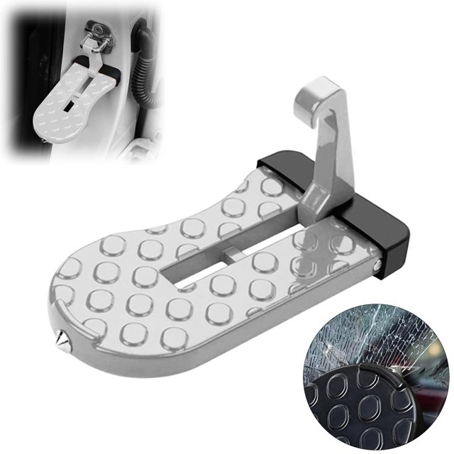 Marchepied de Porte avec Support de Toit en Aluminium de Qualité Aéronautique Offrant un Support Stable