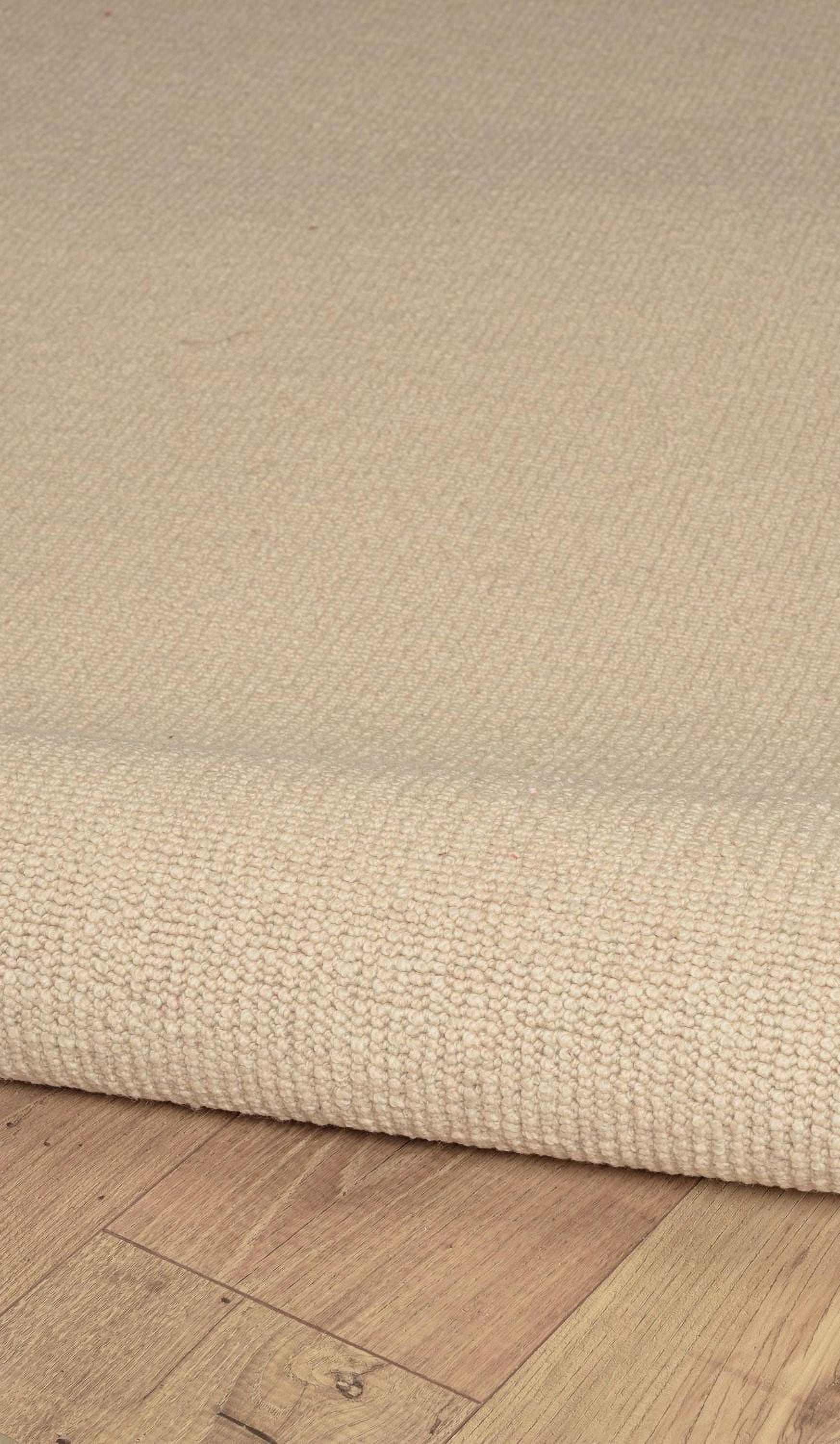 Tapis de couloir Athena naturel et noir de 2 pi 6 po x 8 pi