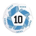 thumbnail image 1 of ziyahi Waterproof Durable Size 5 Machine-Stitched Soccer Ball Widely Football Training Unique Appearance blue, 1 of 6