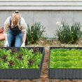 thumbnail image 4 of Costway 1 PCS 3-Tier Raised Garden Bed,47" x 47" x 24" Metal Outdoor Elevated Planter Box Black, 4 of 10