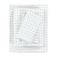 thumbnail image 3 of Mainstays Ensemble de draps à pois dispersés Double, 4 pièces, Blanc, Adulte., 3 of 5