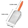 thumbnail image 3 of Orange Multi-Purpose Outdoor Sifting Tool With Durable Steel Frame And Foldable Handle #5Q606, 3 of 5