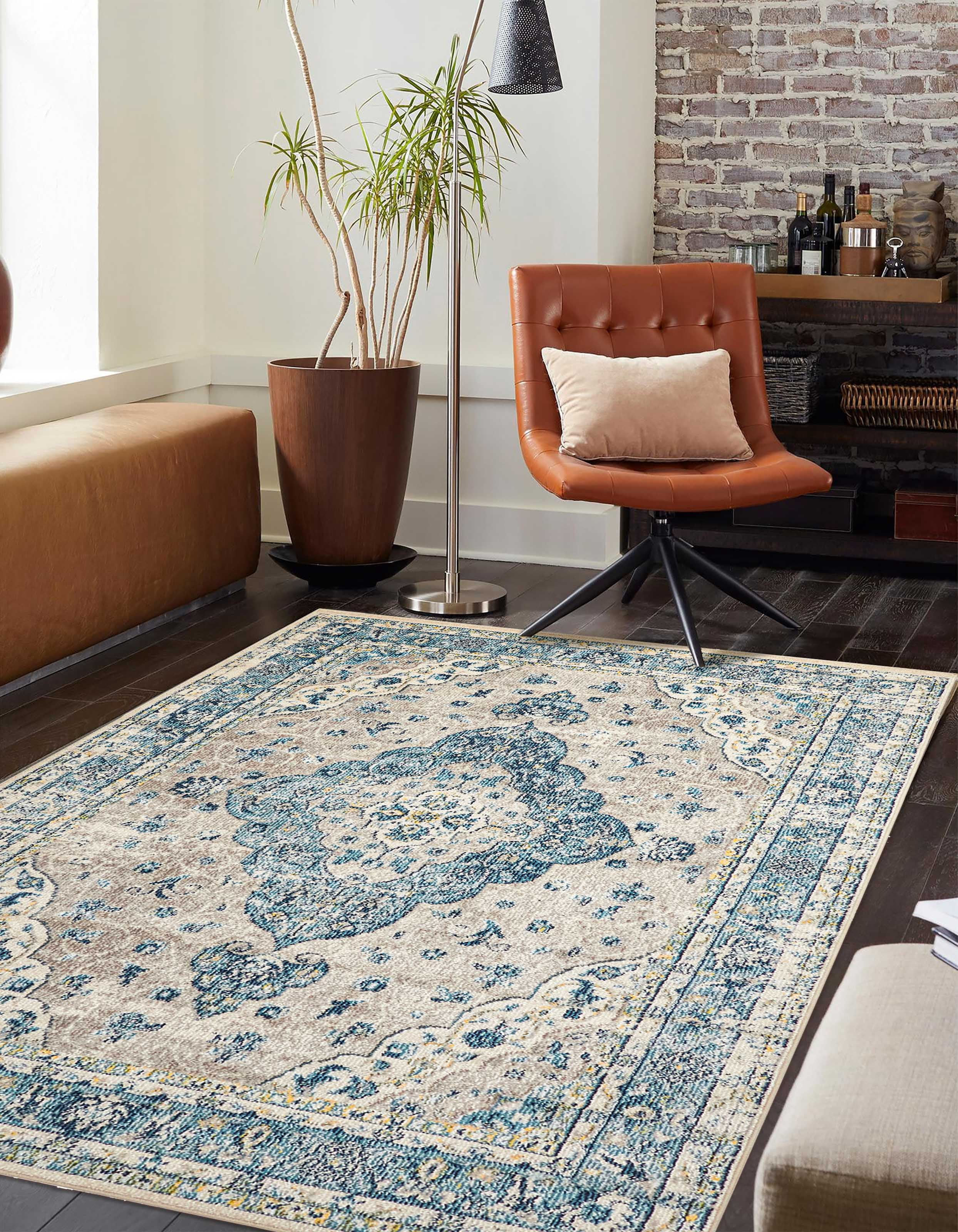 ECARPET Tapis Traditionnel Daria pour Salon, Chambre, Salle A Manger, Entrée, Couloir et Plus Encore.