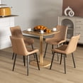 thumbnail image 2 of HOMCOM Table de Salle à Manger pour 4 Personnes - Table de Cuisine Moderne, Bois Naturel, 2 of 10