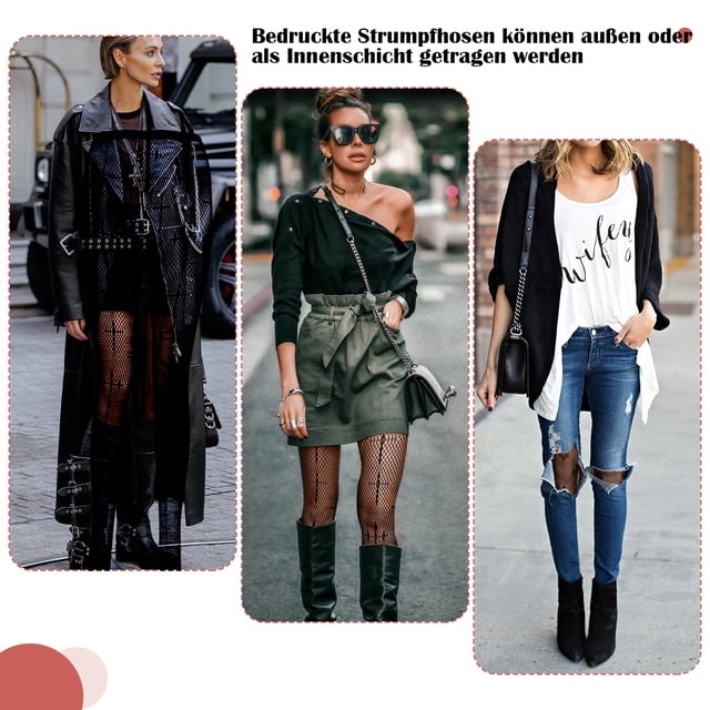 kurtrusly Collants Résille Aguichant pour Toute Occasion pour Options de Style Polyvalentes Bas Résille Faciles d'Entretien 1