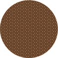 thumbnail image 1 of Ahgly Tapis Rond Lavable en Machine Intérieur Transitionnel Rouge Nuit, 4 Pieds Rond, 1 of 7