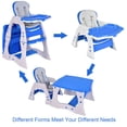 thumbnail image 2 of Costway 3 in 1 Baby High Chair Convertible Play Table Booster Toddler Tray, 2 of 10