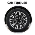 thumbnail image 3 of unbranded Car Wheel Hub Covers Wheel Hub Cover 16 Inch Round Black Enhanced PP City Driving 1Set, 3 of 6