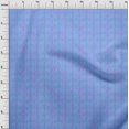 thumbnail image 4 of oneOone Tissu Velours Bleu Moyen Lignes Géométriques Matériel de Robe Tissu Imprimé Tissu au Mètre 58 Pouces de Large, 4 of 4