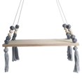 thumbnail image 2 of Étagère de Rangement en Bois avec Perles et Pompons pour Chambre d'Enfants, Décoration Murale pour la Maison, 2 of 8