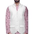 thumbnail image 4 of Atasi Ensemble Kurta Pyjama Imprimé Veste Col Mandarin Chemise Ethnique Traditionnelle, 4 of 5