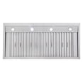 thumbnail image 3 of Kucht Professional 48 In. Wall Mounted Range Hood 1200cfm In Black, 3 of 7