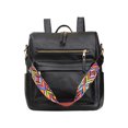 thumbnail image 1 of Leather Laptop Backpack for Women Frosted Soft Surface Multifunctional Retro Womens Backpack Small Leather Backpack for Women, 1 of 1