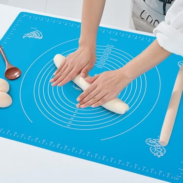 Cergrey Household Silicone Non-Stick Baking Mat with Scales Rolling Dough Pad Kitchen Baking Tools, Non-Stick Dough Mat, Silicone Baking Mat