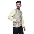 thumbnail image 4 of Atasi Floral Printed Wedding Jackets For Men Nehru Jacket Waist Coat For Festive Season-Large, 4 of 6