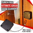 thumbnail image 3 of Door Closer, Punch- Automatic Door Closer With Closes Automatically For All Doors (1 Piece), 3 of 8
