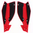 thumbnail image 3 of Miulika 22mm 7/8 Pouces Barre de Brosse Motocross Garde-Mains Rouge, 3 of 7