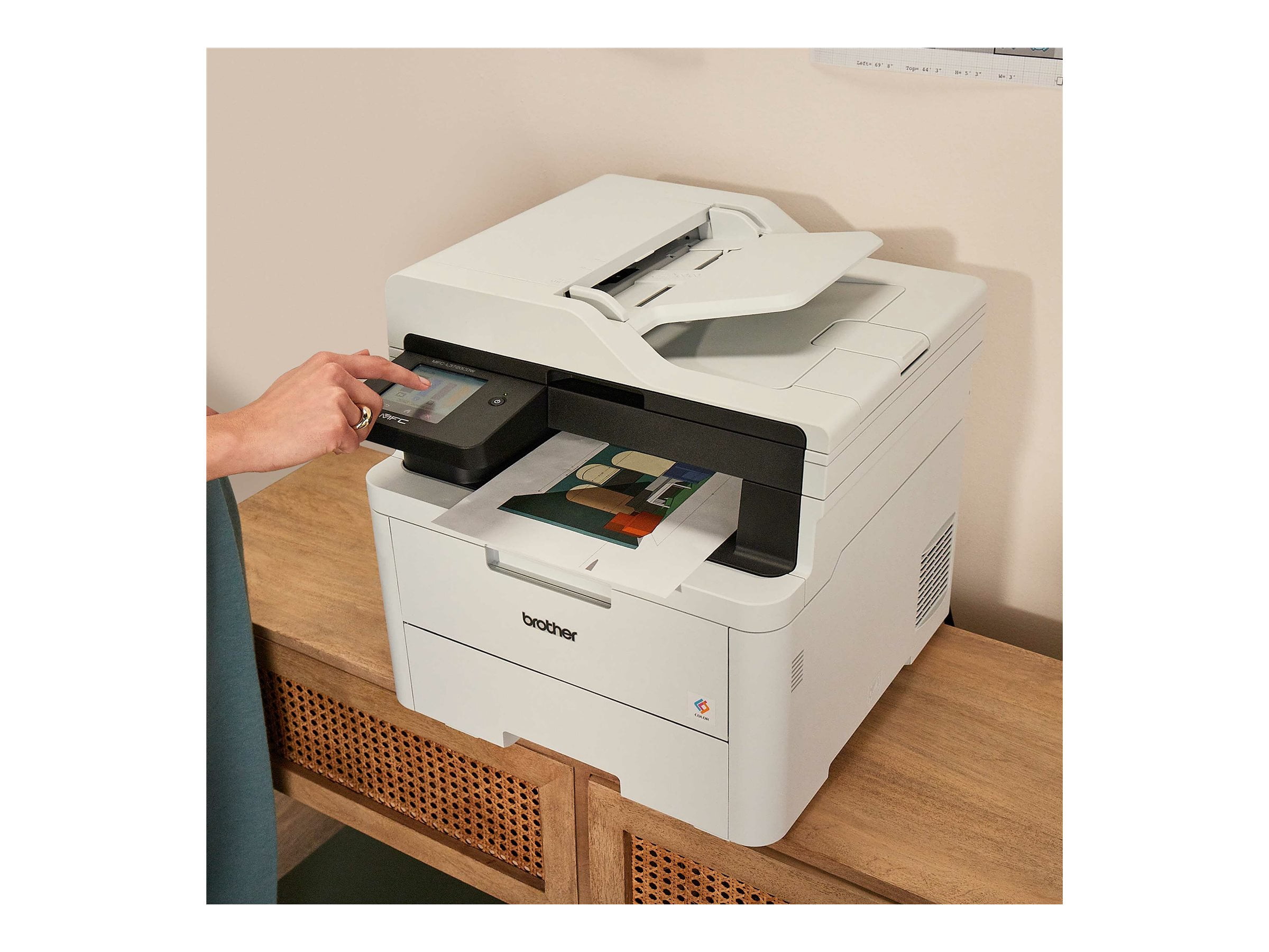 Imprimante laser couleur tout-en-un Brother MFC-L3720CDW sans fil avec fonctions impression, copie, numérisation et fax