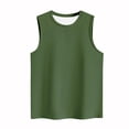 thumbnail image 4 of Yuyuzo Sleeveless Tops for Women Round Neck Tank Tops Solid Color Summer T Shirts Loose Basic Shirts, 4 of 4