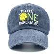 thumbnail image 1 of Embroidered Pickleball Hat for Men Women, Pickle Ball Gifts, Adjustable Washed Baseball Cap, 1 of 6