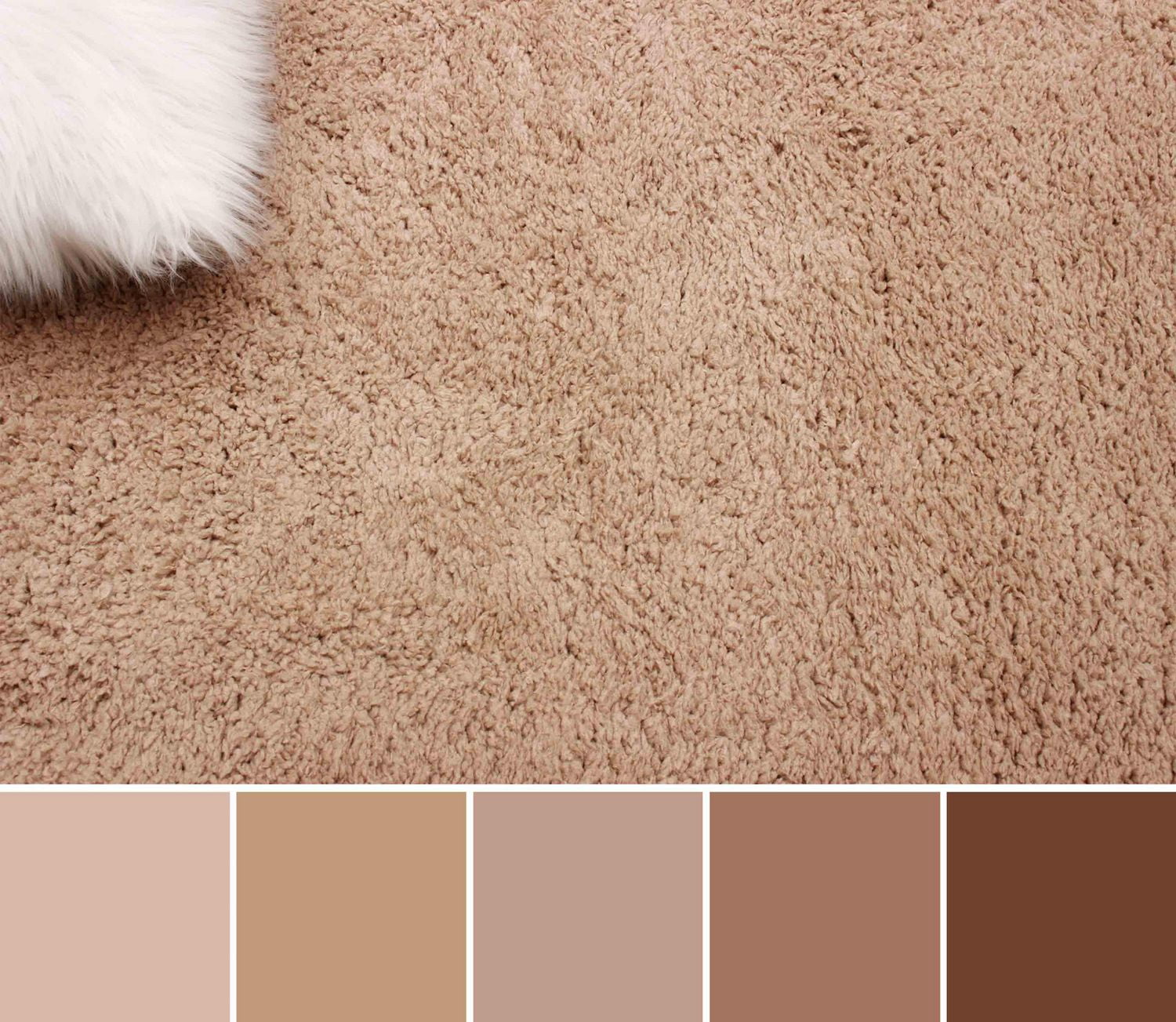 ECARPET Vera Contemporary/Modern, Plush & Shags Area Rug for Living Room, Bedroom, Dining Entrance, Hallway and More.