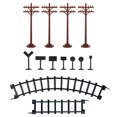 thumbnail image 4 of EZTEC Battery Operated Village Train Set  (46 pcs Christmas Ttrain Set), 4 of 6