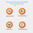 thumbnail image 4 of Children Indoor Hanging Table Tennis, Indoor Hanging Table Tennis Trainer Set Parent Child Interaction  for House, 4 of 7
