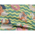thumbnail image 5 of oneOone Rayon Dusty Teal Green Fabric Kawai Sewing Craft Projects Fabric Prints By Yard 56 Inch Wide, 5 of 5
