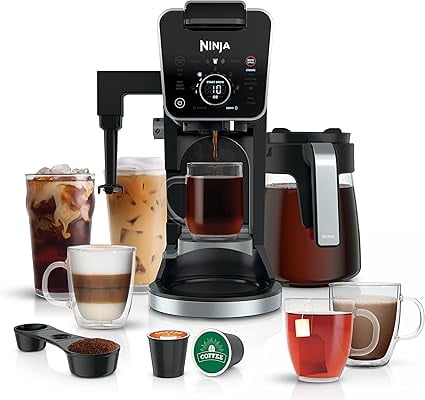 Refurbished - Ninja Drip Coffee Maker With K Cup Combo, DualBrew Pro Specialty Coffee System