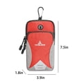 thumbnail image 3 of EGNMCR Phone Holder Arm Bands Small Crossbody Bag For Men & Women Fits All Cell Phones Use For Running Walking,, 3 of 7