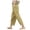 Yellow, variant on LOVZFMLL Women's Pants, Fashionable Solid Color Pocket Drawstring Linen Pants Navy, L