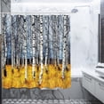 thumbnail image 3 of EGNMCR Rideaux, Rideaux pour Chambre Rideau de Douche Imprimé Polyester et Anti-Moisissure Salle de Bain et Rideau de Séparation Anti-Moisissure 150X180CM un Rideau, 3 of 3